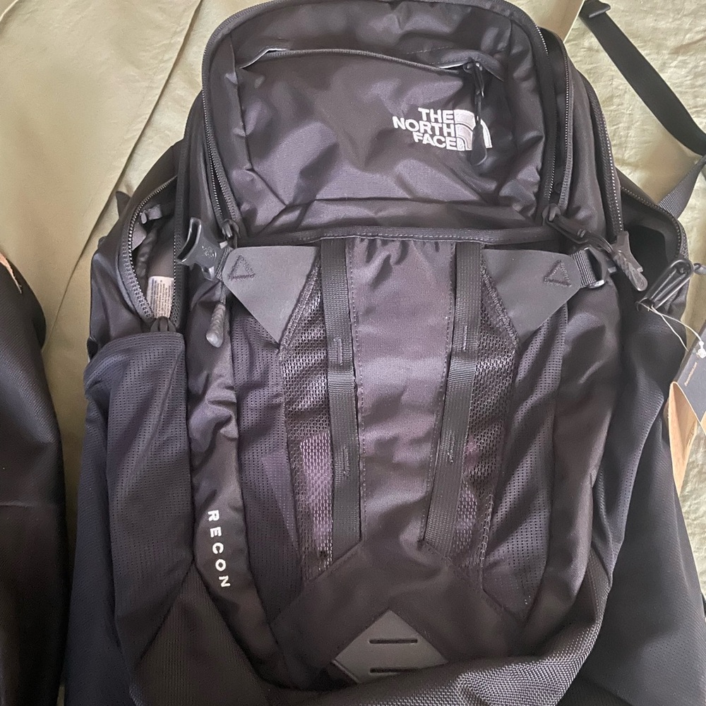 The North Face black backpack NWT